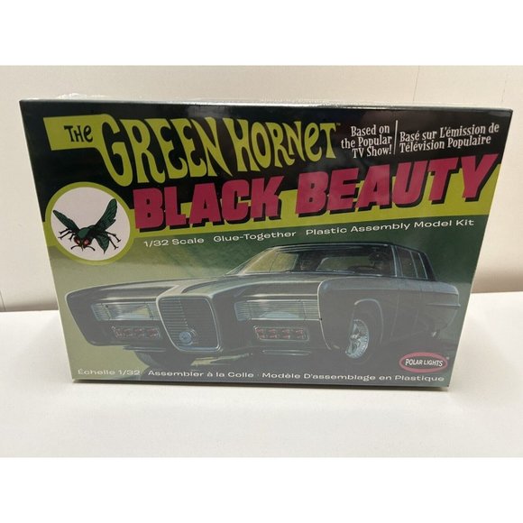 Green Hornet Black Beauty Plastic Assembly Glue-Together 1/32 Scale Model Kit - Picture 1 of 6
